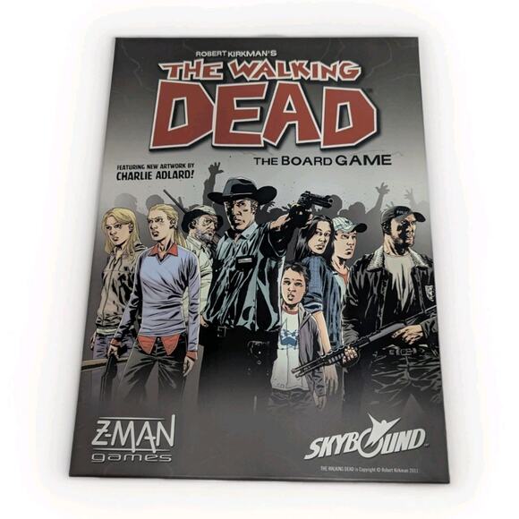 The Walking Dead Board Game Robert Kirkmans Zombies Z Man Skybound 2011 EUC - Picture 1 of 4